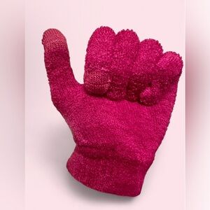Cejon Tech-Friendly Silver-Knit Fabric Gloves